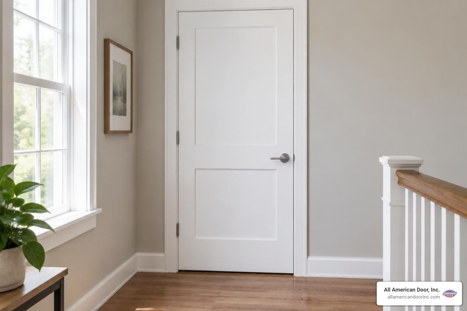 2 panel shaker interior door