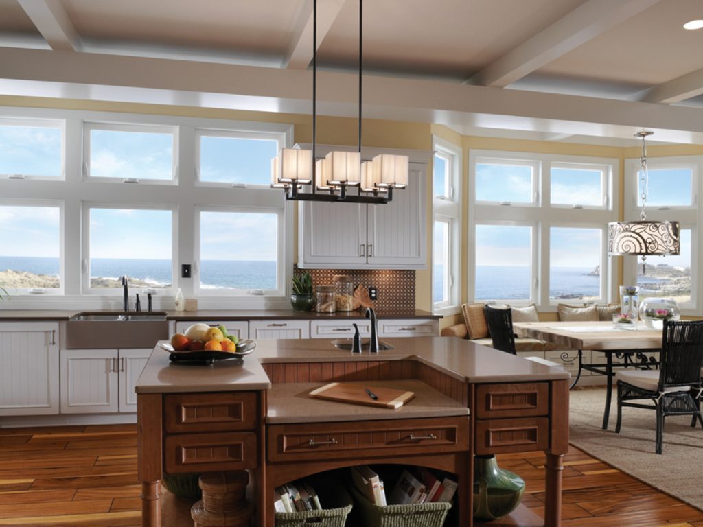 Milgard windows modern home natural light